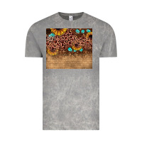 Cloud Rock leopard glitter sunflower gemstone Vintage Tee - JahusDesignShop