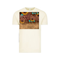 Vintage Arctic leopard glitter sunflower gemstone Vintage Tee - JahusDesignShop