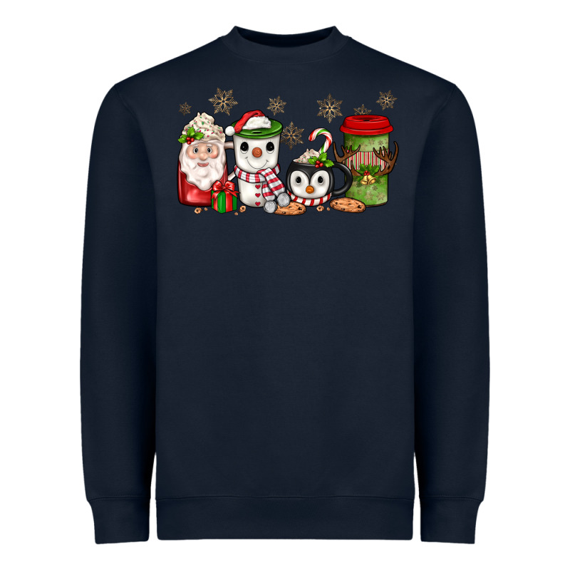 Christmas Coffee Heavyweight Sweatshirt by JahusDesignShop | Teevron