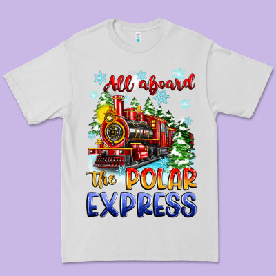 All Aboard The Polar Express Premium Tee Designed By Zillion Design Studio