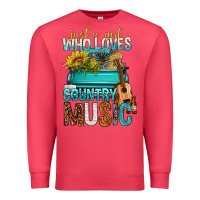 Just A Girl Who Loves Country Music Premium Sweatshirt | Teevron