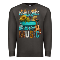 Smoke Just A Girl Who Loves Country Music Premium Sweatshirt - BundleAndBundleShop