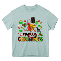 Merry Christmas Hair Heavy Core Tee | Teevron
