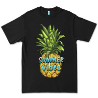 Black summer vibes pineapple Premium Tee - BarkalooDesign