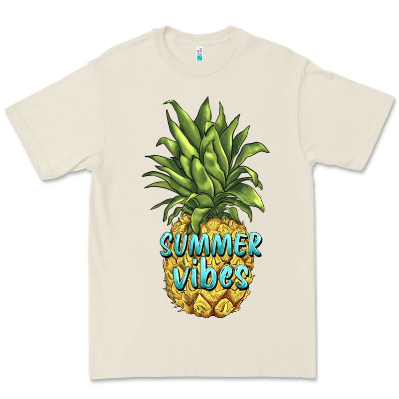 Summer Vibes Pineapple Premium Tee by BarkalooDesign | Teevron