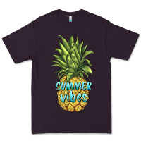 Plum summer vibes pineapple Premium Tee - BarkalooDesign