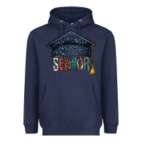 Navy senior 2023 graduation hat bbs Heavyweight Hoodie - BundleAndBundleShop