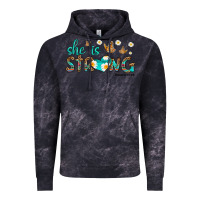 Cloud Black she is strong Vintage Hoodie - HRA Design Shop