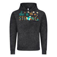 Vintage Black she is strong Vintage Hoodie - HRA Design Shop