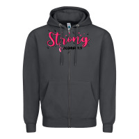 Smoke strong joshua 1 9 Zipper Hoodie - MaliasSmallBusiness