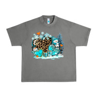Tornado winter hearts with snowmans Urban Heavy Tee - AdoDesignShop