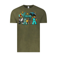 Vintage Olive boy mama Vintage Tee - AdoDesignShop