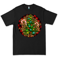 Black Christmas Tree Premium Tee - RanaPortraitStore