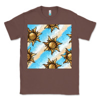 Chestnut leopard sun seamless pattern Classic Tee - BundleAndBundleShop