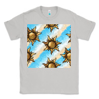 Moon Dust leopard sun seamless pattern Classic Tee - BundleAndBundleShop
