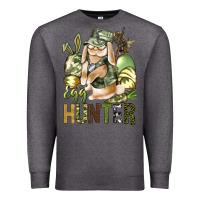 Charcoal Heather Egg Hunter Premium Sweatshirt - BundleAndBundleShop