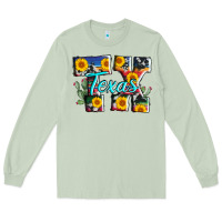 Matcha texas tx serape sunflower cowhide Long Sleeve Tee - AdoDesignShop