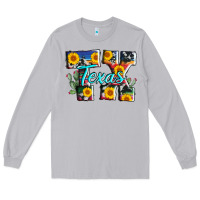 Moon Dust texas tx serape sunflower cowhide Long Sleeve Tee - AdoDesignShop