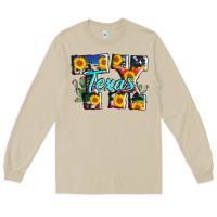 Mushroom texas tx serape sunflower cowhide Long Sleeve Tee - AdoDesignShop