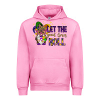 Fuchsia Pink Let the good times roll with gnome Urban Hoodie - HowdyJamesFarm