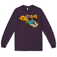 Plum cowboy hat Long Sleeve Tee - AdoDesignShop