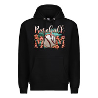 Black Baseball Mom Premium Hoodie - Bettercallsaul