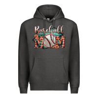 Charcoal Heather Baseball Mom Premium Hoodie - Bettercallsaul