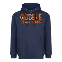 Navy gobble til you wobble bbs Heavyweight Hoodie - BundleAndBundleShop