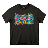 Asphalt Small business badass Heavy Core Tee - MaliasSmallBusiness