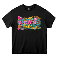 Black Small business badass Heavy Core Tee - MaliasSmallBusiness