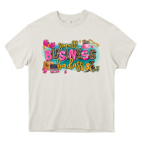 Cream Small business badass Heavy Core Tee - MaliasSmallBusiness