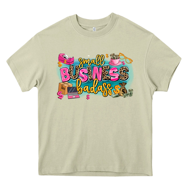 Small Business Badass Heavy Core Tee by MaliasSmallBusiness | Teevron