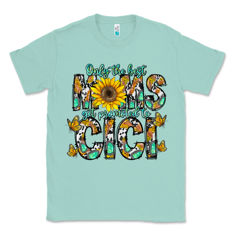 Only The Best Moms Get Promoted To Cici Classic Tee by CowhideDigitalArt | Teevron