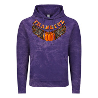 Cloud Purple Thankful Vintage Hoodie - CowhideDigitalArt
