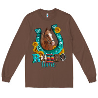 Chestnut horseshoe rodeo time Long Sleeve Tee - Artiststas