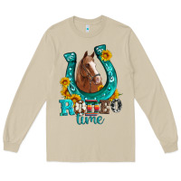 Mushroom horseshoe rodeo time Long Sleeve Tee - Artiststas