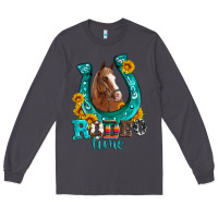 Smoke horseshoe rodeo time Long Sleeve Tee - Artiststas