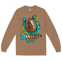 Toasted Coconut horseshoe rodeo time Long Sleeve Tee - Artiststas