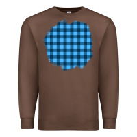 Chestnut Winter Tartan Patch Premium Sweatshirt - BundleAndBundleShop