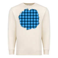 Sandshell Winter Tartan Patch Premium Sweatshirt - BundleAndBundleShop