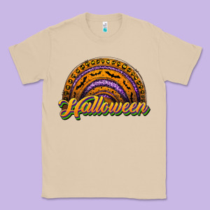 Halloween Rainbow Classic Tee Designed By Jahusdesignshop