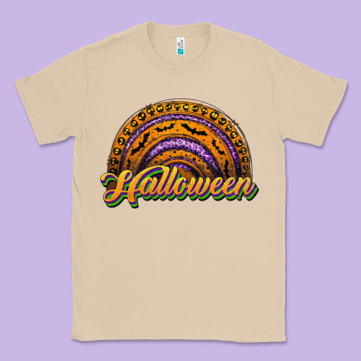 Halloween Rainbow Classic Tee Designed By Jahusdesignshop
