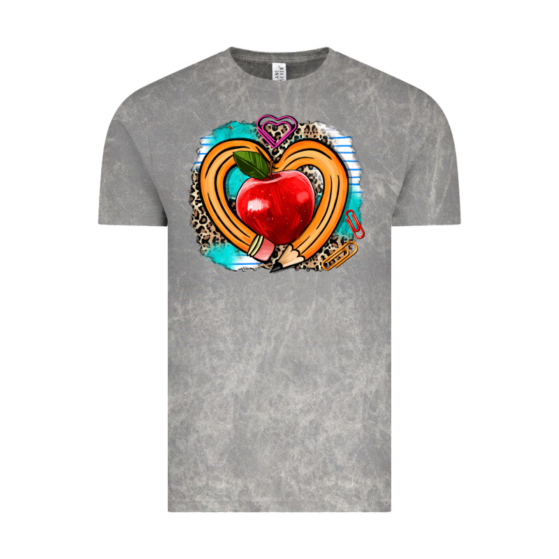 Teacher Heart Pen Vintage Tee by AdoDesignShop | Teevron