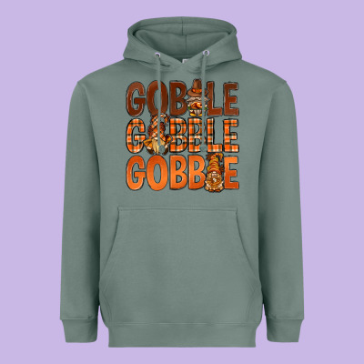 Gobble With Gnomies Bbs Heavyweight Hoodie Designed By Bundleandbundleshop