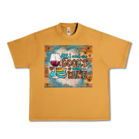 Peanut Butter all i need are books and wine Urban Heavy Tee - JahusDesignShop