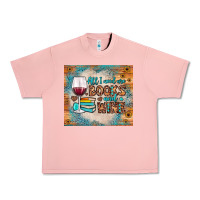 Salmon all i need are books and wine Urban Heavy Tee - JahusDesignShop