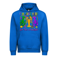 Cobalt I'm just here for the Crawfish Urban Hoodie - HowdyJamesFarm