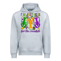 Heather Grey I'm just here for the Crawfish Urban Hoodie - HowdyJamesFarm