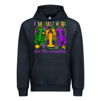 Navy I'm just here for the Crawfish Urban Hoodie - HowdyJamesFarm