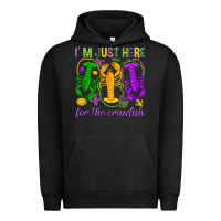 Pigment Black I'm just here for the Crawfish Urban Hoodie - HowdyJamesFarm